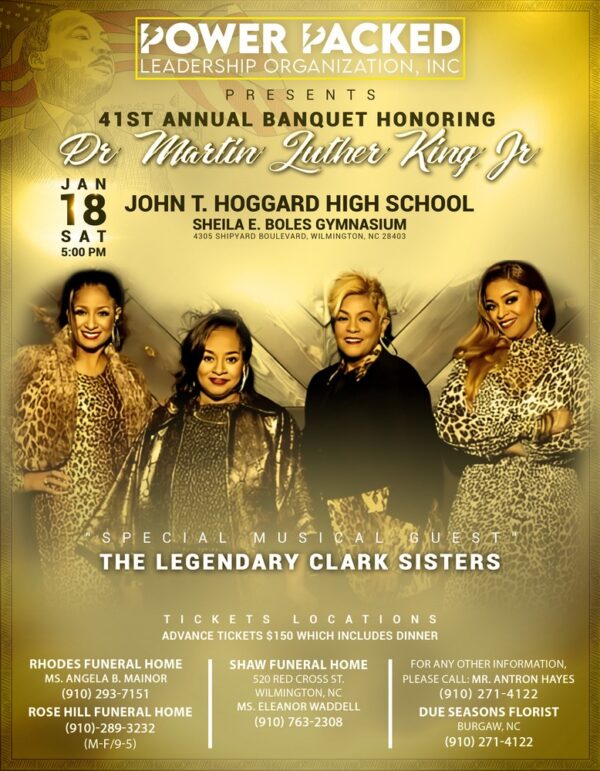 410 Attendee Ticket to The 41st Annual MLK Banquet